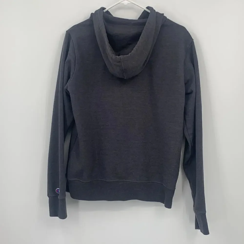 Champion Men's Classic Pullover Hoodie - Gray Size Small
